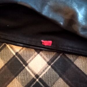 SPANX 20185R Faux Leather Camo Leggings in Matte Black Camo